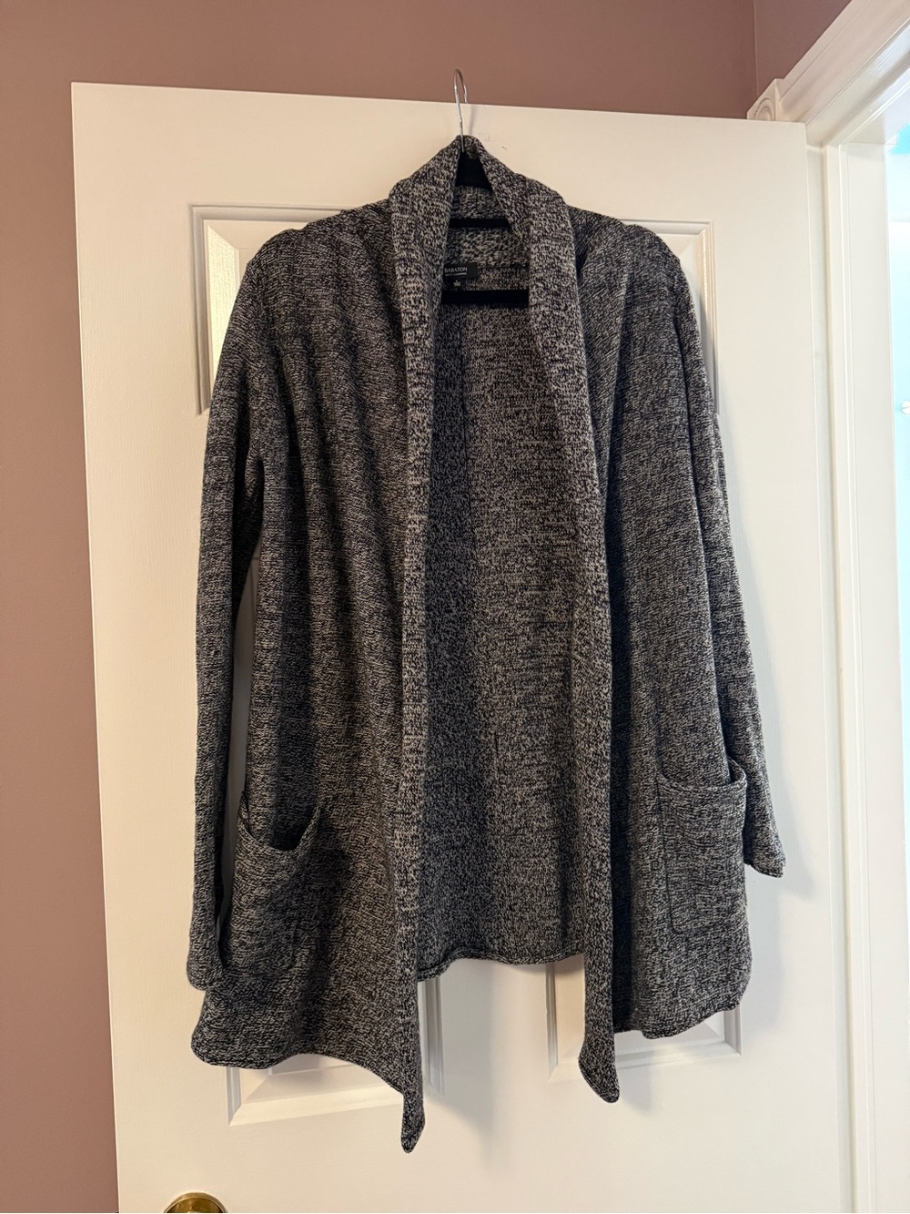 Babaton cashmere blend shawl collar cardigan size S